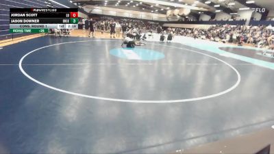165 lbs Cons. Round 1 - Jason Downer, Brockport vs Jordan Scott, Liberty