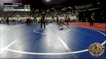 70 lbs Consi Of 8 #2 - Kinsley Ontiveros, Texas Elite Wrestling vs Ezekiel Silva, El Paso Wildcats