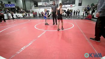 68-72 lbs Consi Of 4 - Lane Coffman, Claremore Wrestling Club vs Penelope Maxwell, Pryor Tigers