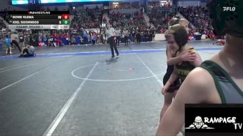 52 lbs Champ. Round 1 - Joel Doornbos, Iron Grapplers vs Bowe Klema, Beloit WC