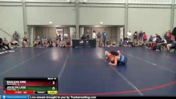 122 lbs Placement Matches (8 Team) - Khaleah Kirk, Oklahoma vs Jocelyn Lass, Texas Red