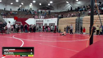 63-68 lbs Champ. Round 1 - Lyrik Hodges, Rhyno WA vs Miles Fitch, Wabash Apache WC