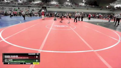 85 lbs Cons. Round 2 - Rigen Kahler, Southern Boone Wrestling Club-AAA vs Kyi Tate, Team St Louis Wrestling Club-A