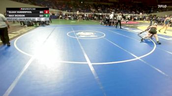 2A/1A Boys 165 Cons. Semi - Max Dickson, Culver Boys vs Elijah Vanderpool, North Douglas/Elkton Boys