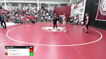 144 lbs Semifinal - Gavin Nolan, Clearwater Central Catholic vs Richie Clementi, Brother Martin