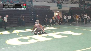 120 lbs Semifinal - Zykhais Simpson, Greenville vs Rahiem Skyers, Ashley Ridge