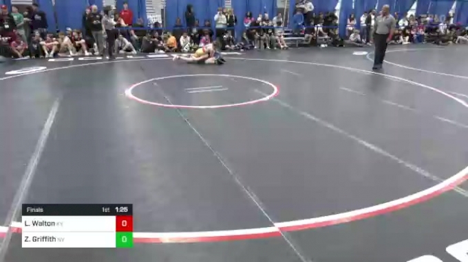 132 lbs Final - Lauren Walton, KY vs Zoe Griffith, NY