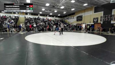 165 lbs Quarterfinal - Drayvn Roberts, East Hartford vs Julian Rousseau, Staples