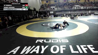 120 lbs Round Of 16 - Gabe Swann, Baylor School vs Nolan Hardeman, Boyd Buchanan