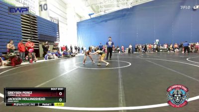 64-67 lbs Round 3 - Jackson Hollingshead, Open Mats vs Greysen Perez, Topeka Blue Thunder