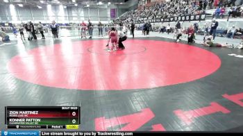 57-64 lbs Round 1 - Zion Martinez, Moses Lake WC vs Konner Patton, Clearwater Valley WC