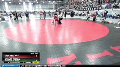 57-64 lbs Round 1 - Zion Martinez, Moses Lake WC vs Konner Patton, Clearwater Valley WC