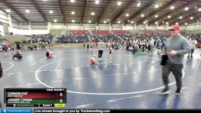 51 lbs Cons. Round 1 - Cannon Kay, Team Prestige vs Jagger Cowan, Juab Wrestling Club