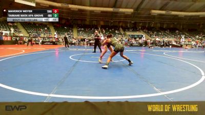 120 lbs Consi Of 8 #1 - Maverick Weyer, Tonganoxie vs Taimane Mata`afa Grove, 4MG WRESTLING