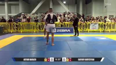Fabyury Khrysthyan vs Arthur Mariath 2025 American National IBJJF Jiu-Jitsu Open Championship