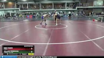 157 lbs Quarterfinal - Killian Perrigon, Cornell College vs Ben Faber, Loras
