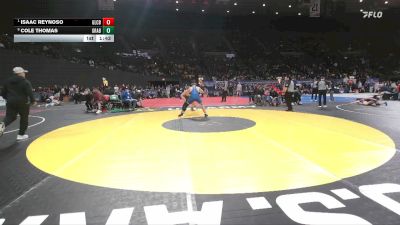 6A Boys 190 lbs Quarterfinal - Isaac Reynoso, Glencoe Boys vs Cole Thomas, Grant Boys