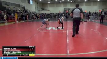 80 lbs 3rd Place Match - Branlin Hollnagel, Le Sueur Henderson vs Kennic Glade, Sibley Ocheyedan Generals