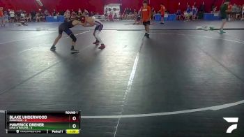 113 lbs Round 1 (4 Team) - Maverick Dreher, LPGE-B Wolves vs Blake Underwood, Marathon