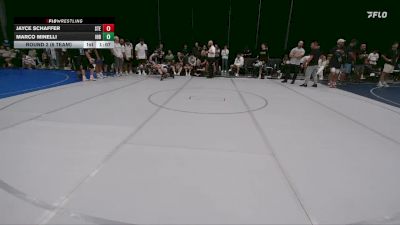 84 lbs Round 2 (6 Team) - Marco Minelli, Iron Horse Blue vs Jayce Schaffer, Steller Trained Embo