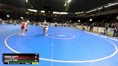 132 lbs Quarterfinal - Ezekiel Gasca, Tuscon Badgers vs Kalivati Varo, Casteel