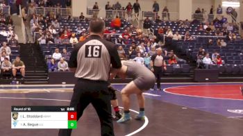 285 lbs Round Of 16 - Lucas Stoddard, Army West Point vs Aeden Begue, Long Island University