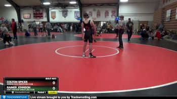 5 lbs Round 2 - Colton Spicer, Keokuk Kids Wrestling Club vs Rainer Johnson, Fort Madison Wrestling Club