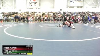 113 lbs Cons. Round 3 - Mason Pastwik, Eden Wrestling Club vs Matthias Wood, Club Not Listed