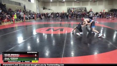 110 lbs Quarterfinal - Isaac Morgan, Baldwin - Woodville vs Kolbe Brimhall, New Prague Wrestling