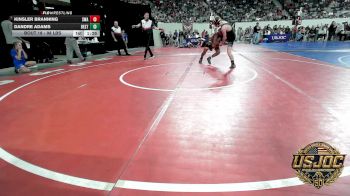 98 lbs Round Of 32 - Kinsler Branning, Shelton Wrestling Academy vs Dandre Adams, Best Trained
