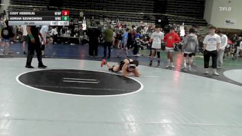 85 lbs Quarterfinal - Cody Heberlig, Washington Twp - MSC vs Adrian Szumowski, Revolution Wrestling Club - MSC