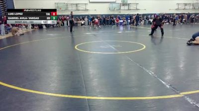 150 lbs Cons. Round 2 - Gabriel Avila- Vargas, Hood River Valley vs Luis Lopez, Tualatin