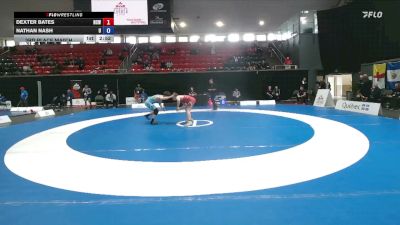 65 kg 3rd Place Match - Dexter Bates, National Capital WC vs Nathan Nash, Unaffiliated