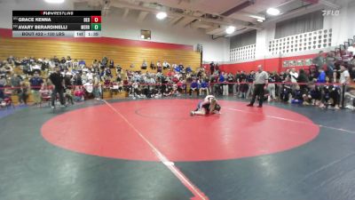 120 lbs Final - Grace Kenna, Bedford vs Avary Berardinelli, Merrimack