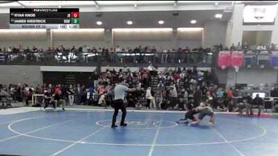 138 lbs Round Of 32 - Ryan Knob, Joel Barlow vs James Westrick, Ridgefield