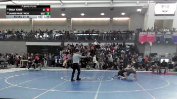 138 lbs Round Of 32 - Ryan Knob, Joel Barlow vs James Westrick, Ridgefield