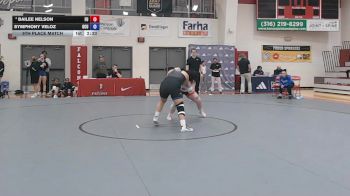 180 lbs 5th Place Match - Bailee Nelson, Friends University vs Symphony Veloz, Oklahoma City University
