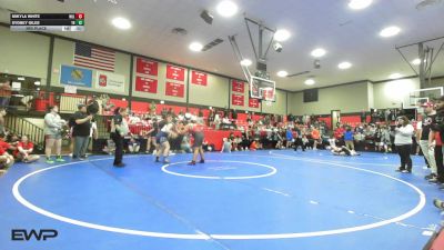 235 lbs 3rd Place - Mikyla White, Hilldale vs Sydney Giles, Tulsa Hale