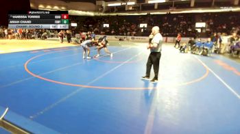 Girls 100 lbs Champ. Round 2 - Vanessa Torres, Granger (Girls) vs Aniah Chand, Federal Way (Girls)