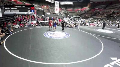 215 lbs Mateo Jimenez, SCVWA - Santa Clara Valley Wrestling Association vs Mario Guerrero, LAWA - Los Angles Wrestling Association
