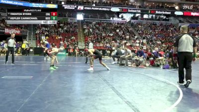 3A-144 lbs Cons. Round 3 - Trenton Byers, Council Bluffs Abraham Lincoln vs Kepler Carmichael, North Scott