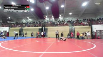 113 lbs Cons. Round 1 - Jaxsyn Mathews, Western Boone vs Henry Bixler, Twin Lakes