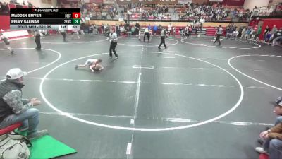 53 lbs Champ. Rd Of 32 - Madden Smyer, Declo Stingers vs Relvy Salinas, 208 Badgers Wrestling Club