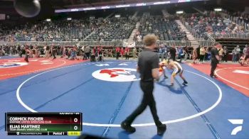 84 lbs Semifinal - Elias Martinez, Team Braves Wrestling Club vs Cormick Fischer, Eastside United Wrestling Club