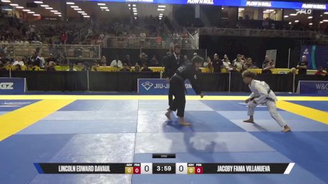 Jacoby Fama Villanueva vs Lincoln Edward Davaul 2025 Pan Kids Jiu-Jitsu IBJJF Championship