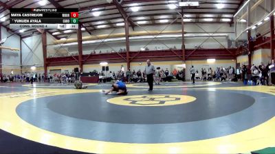 125 lbs Cons. Round 4 - Maya Castrejon, Mountain View vs Yunuen Ayala, Canon-McMillan