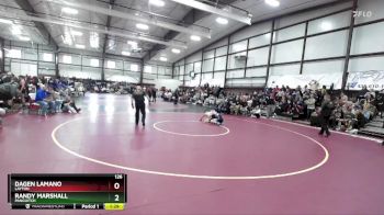 126 lbs 5th Place Match - Randy Marshall, Panguitch vs Dagen Lamano, Layton