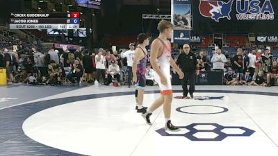 165 lbs Cons. Rd Of 32 - Croix Gudenkauf, Iowa vs Jacob Jones, Connecticut