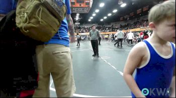 Consolation - Chaison Jackson, Lawton Legends Youth Wrestling vs Travis Vaughn, Lions Wrestling Academy