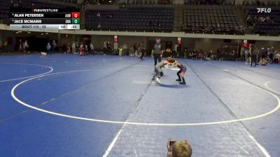 55 lbs 3rd Place Match - Jace McMains, Sebolt Wrestling Academy vs Alan Petersen, American Outlaws Wrestling